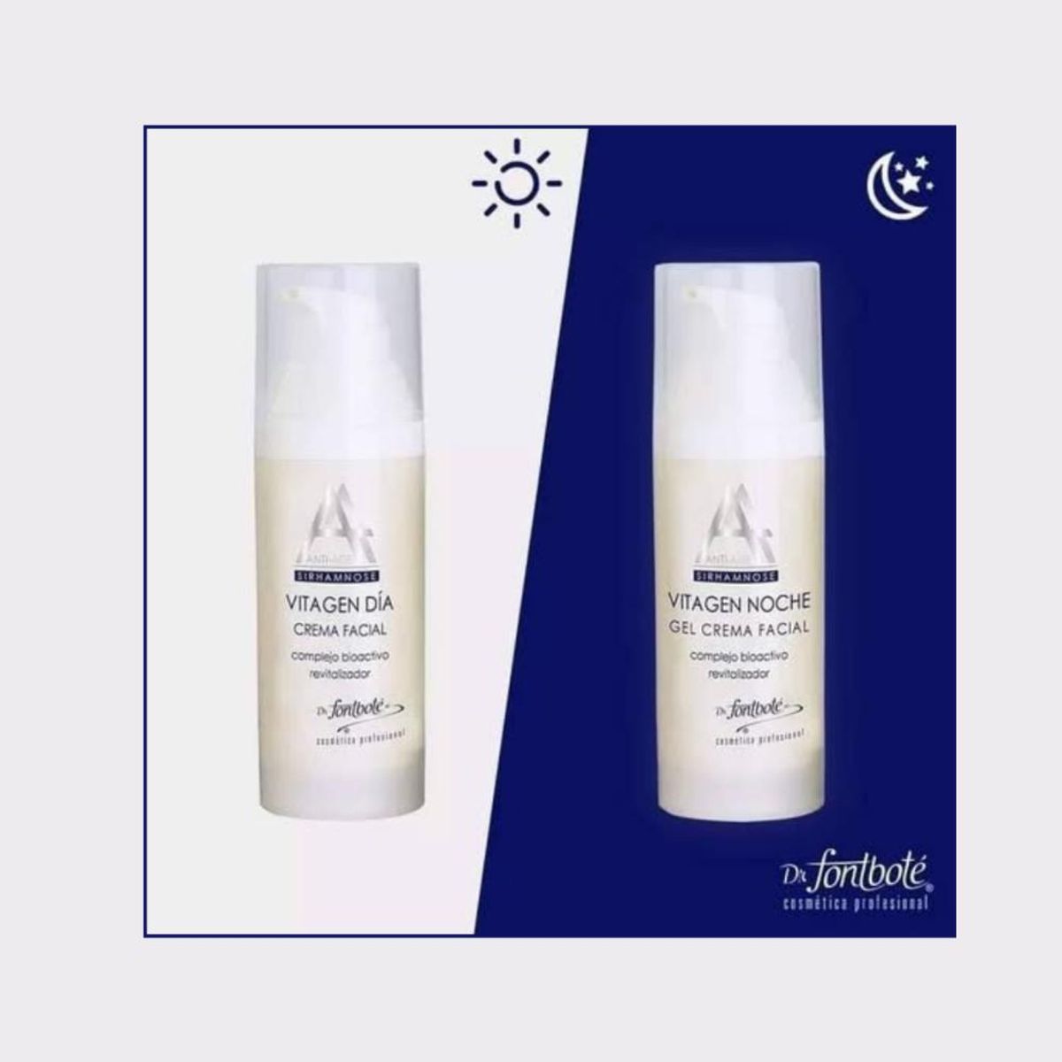 DR FONTBOTE - Crema Facial Dia Noche Vitagen kit 50 g cu Dr Fontbote