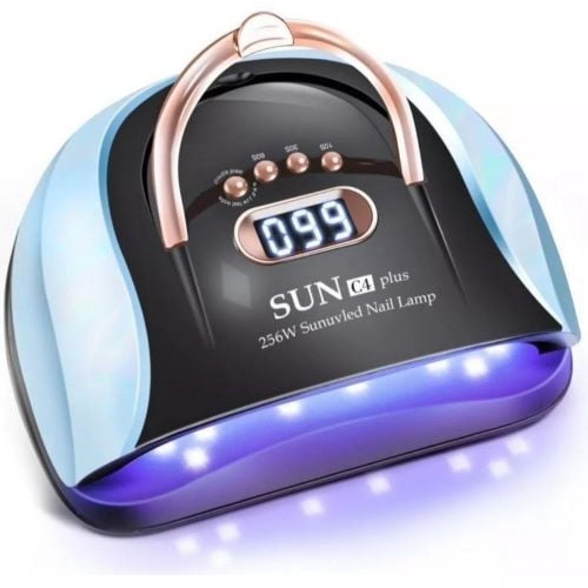 GENERICO - Lampara Secado de Uñas  Rapida  256W Azul