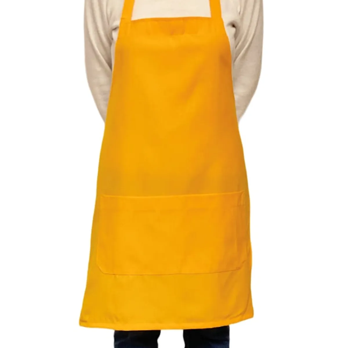 90 GRADOS - Pechera Delantal Chef Poplin Confeccion Nacional Usos Varios
