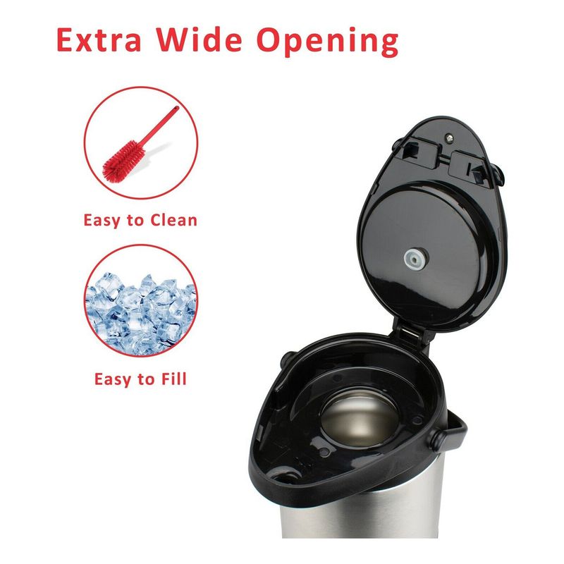 GENERICO - Termo Sifon Bomba 100% Acero Inoxidable 1.9 Litros