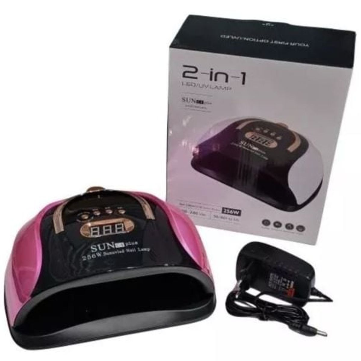 GENERICO - Lampara Secado de Uñas  Rapida  256W Rosada