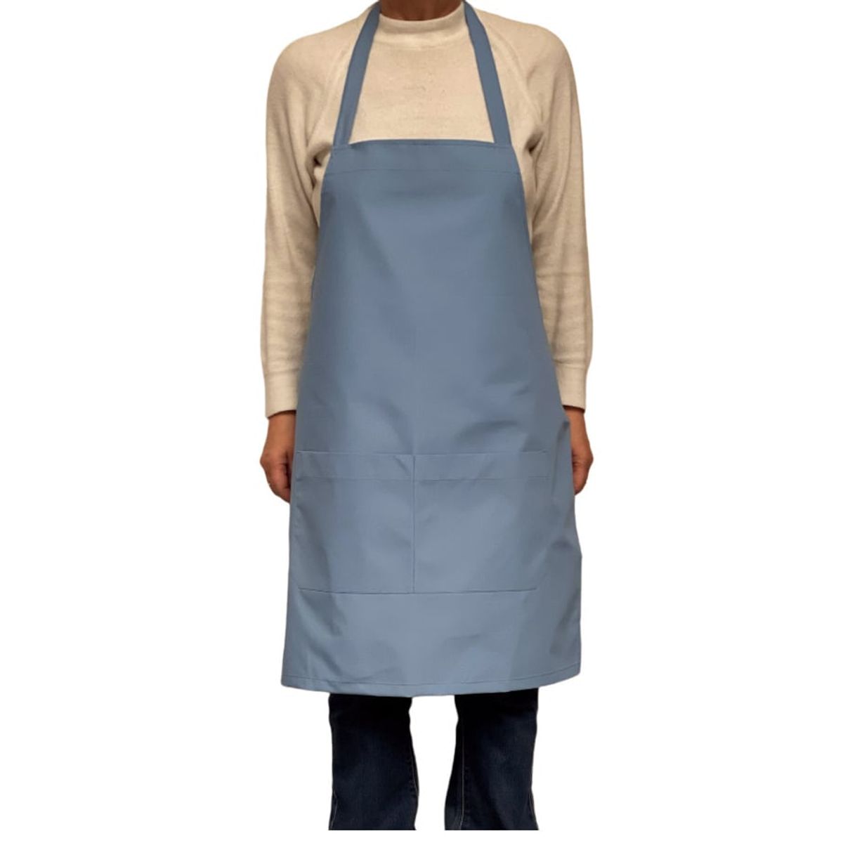 90 GRADOS - Pechera Delantal Chef Poplin Confeccion Nacional Usos Varios