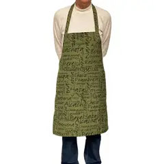 90 GRADOS - Pechera Delantal Chef Estampada Confeccion Nacional Usos Varios