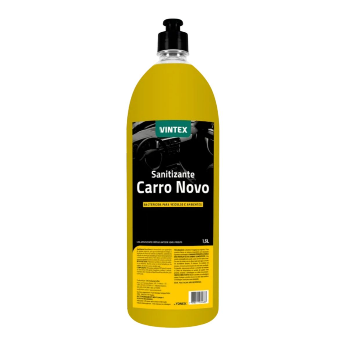 VINTEX - SANITIZANTE CARRO NOVO - Sanitizante Auto Nuevo - 1 1/2 L