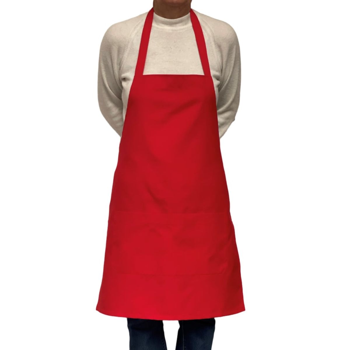 90 GRADOS - Pechera Delantal Chef Poplin Confeccion Nacional Usos Varios