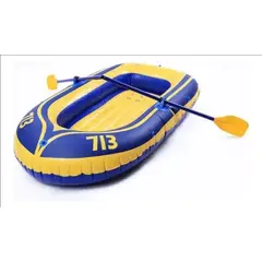 GENERICO - Bote Inflable Remos Inflador Botes De Agua Piscina Playa