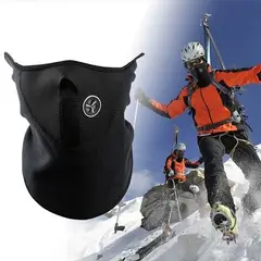 GENERICO - Pasamontaña Mascara Protección Neopreno Cuello Polar Bicicleta Moto