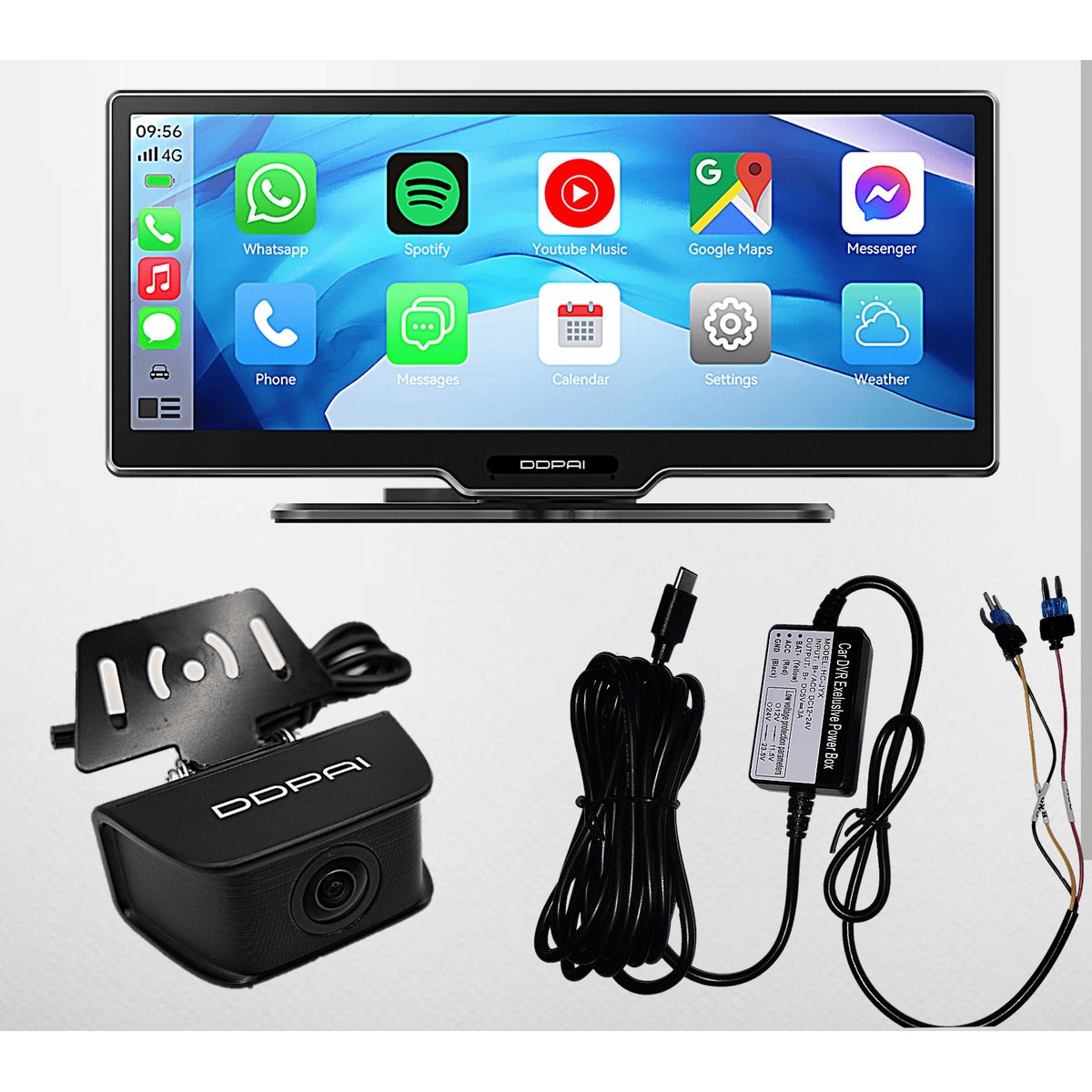 DDPAI - Pack Reproductor multimedia DDPAI M5S + trasera + cableado