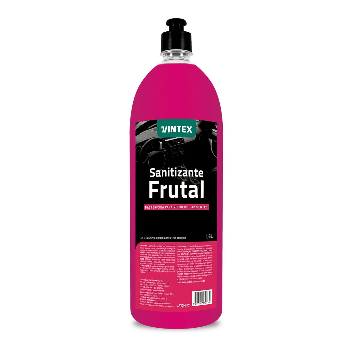 VINTEX - SANITIZANTE FRUTAL - Sanitizante Aroma Frutal - 1 1/2L