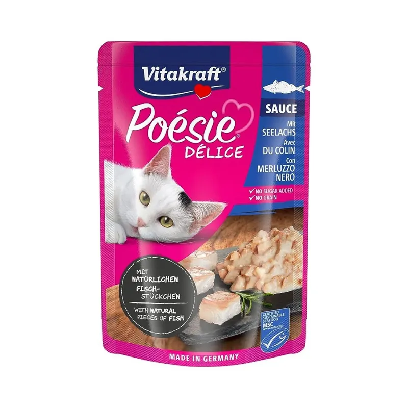 VITAKRAFT - Vitakraft Poesie Pescado 85gr Alimento Húmedo Gato Adulto