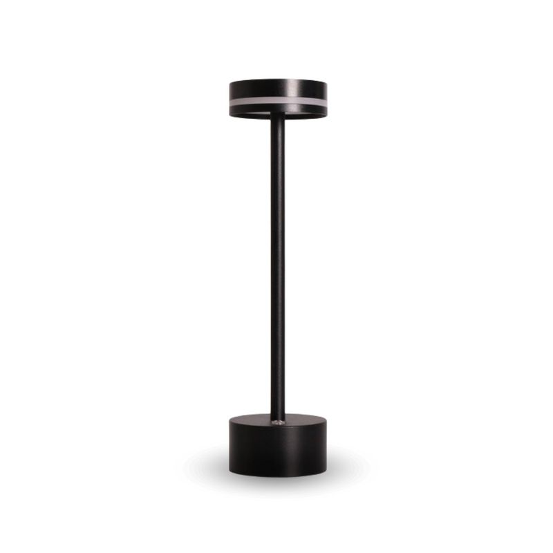 SANTU HOME & DECO - Lámpara Led Alta Recargable Negro