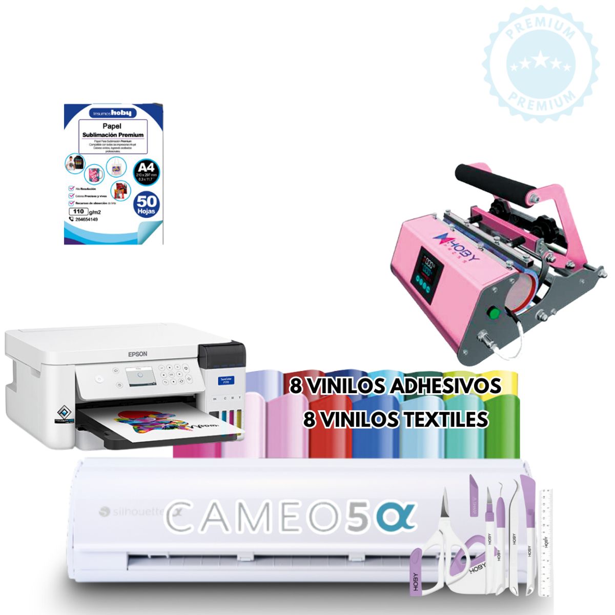 SILHOUETTE - Plotter de corte cameo 5 silhouette alpha full sublimación k3