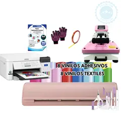 SILHOUETTE - Plotter de corte cameo 5 Rosada full sublimación k1