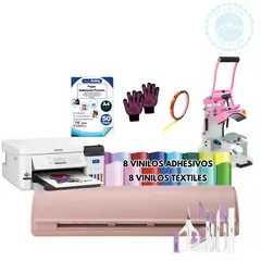 SILHOUETTE - Plotter de corte cameo 5 Rosada full sublimación k2