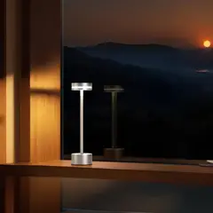 SANTU HOME & DECO - Lampara De Mesa Inalámbrica Recargable Led Usb Dormitorio