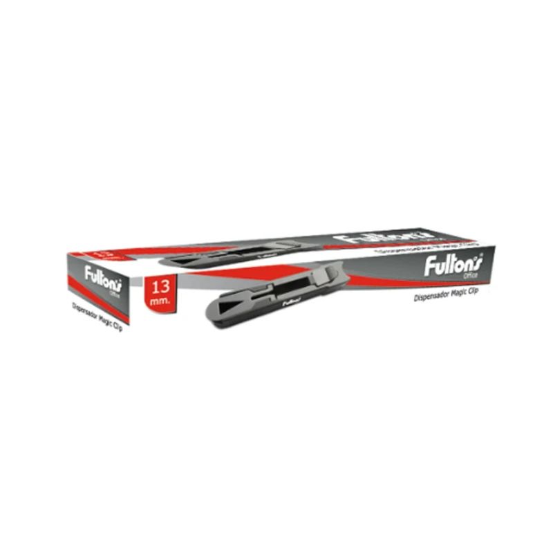 FULTONS - Dispensador Magic Clip 13Mm Mediano Gris Fultons
