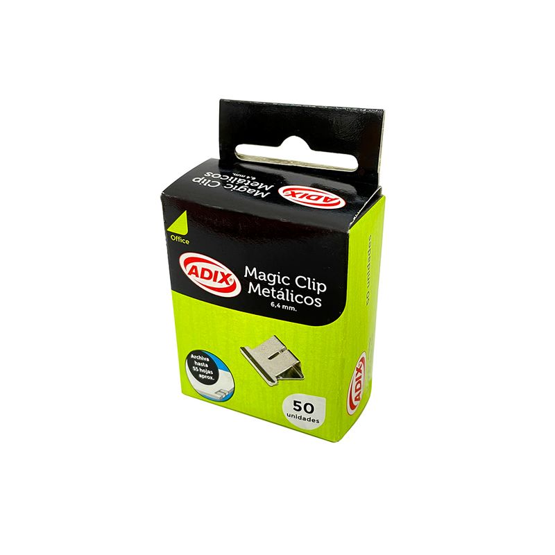 ADIX - Magic Clip 64Mm 50U Metalico 003 Adix