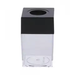 SELLOFFICE - Portaclips Cuadrado Negro