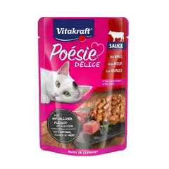 VITAKRAFT - Alimento Húmedo Poesie Carne 85g Gato Adulto