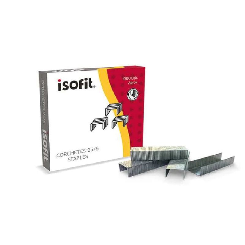 ISOFIT - Corchetes Isofit 23 6 Caja De 1000 Uds