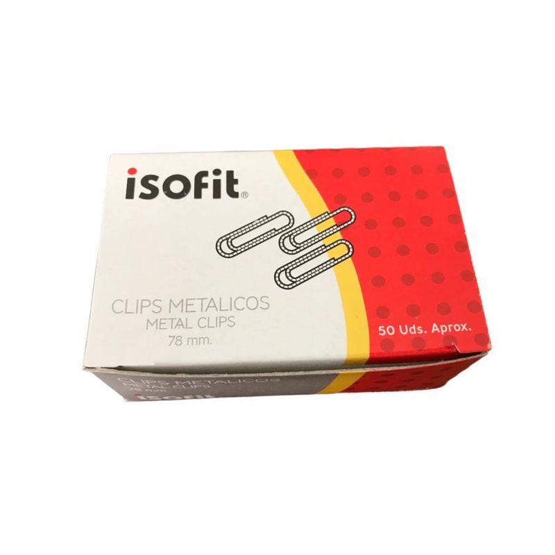 ISOFIT - Clips Isofit Metal 50 Mm De 100 Unidades