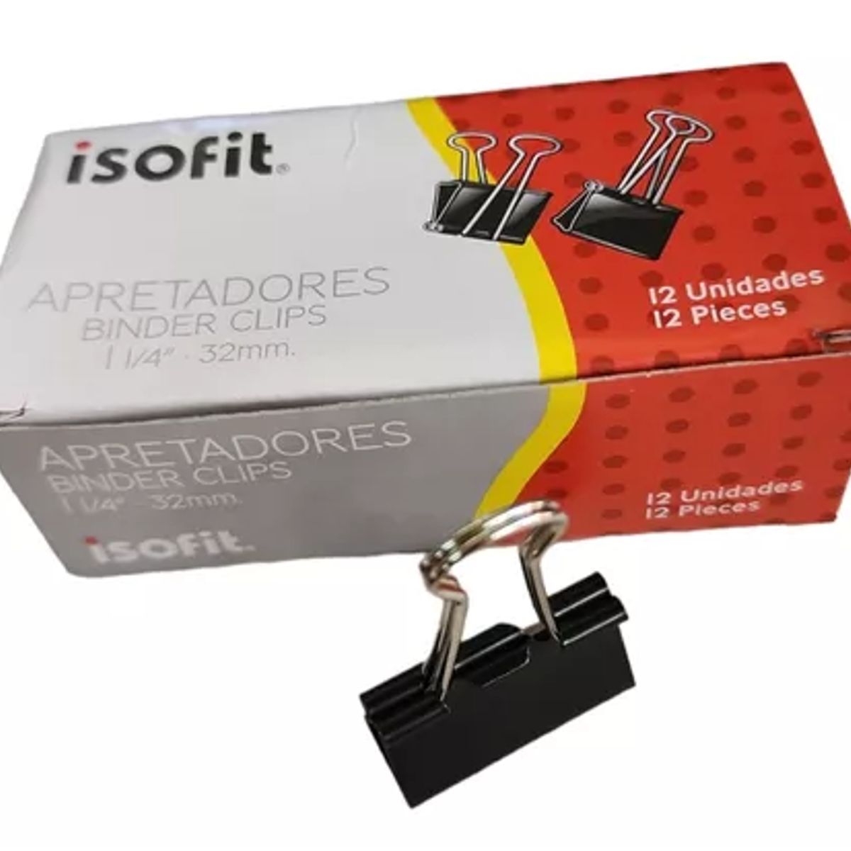 ISOFIT - APRETADOR DOBLE CLIP 1 14 32MM 12UNI ISOFIT