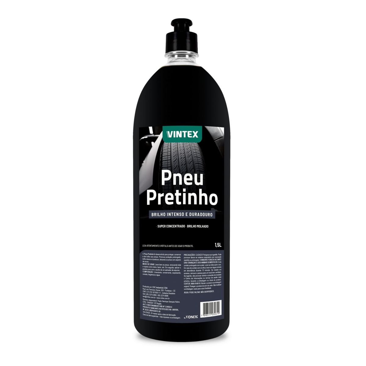 VINTEX - PNEU PRETINHO - Renovador de Neumaticos - 1 1/2 L