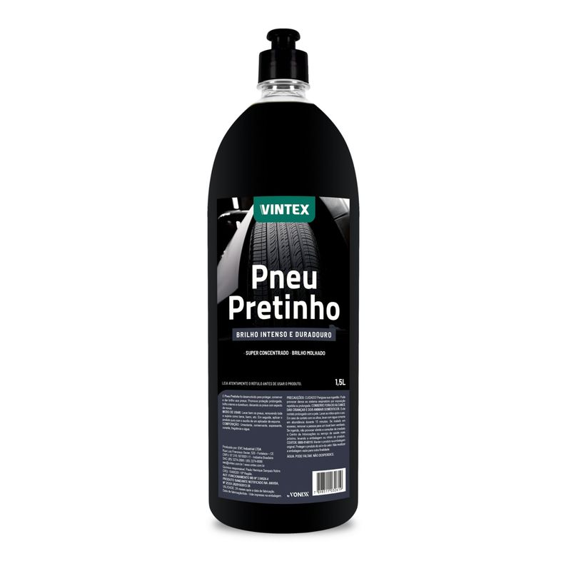 VINTEX - PNEU PRETINHO - Renovador de Neumaticos - 1 1/2 L