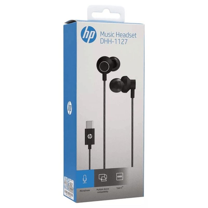 HP - Audifono Headset In-ear HP Tipo-C con manos libres pro Negro