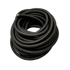 GENERICO - Tubo Conduit Corrugado Libre de Halogenos Negro 50mm Rollo 25mt