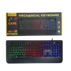 GENERICO - Teclado Mecánico Retroiluminado Rgb Gamer Usb Aoas M 700
