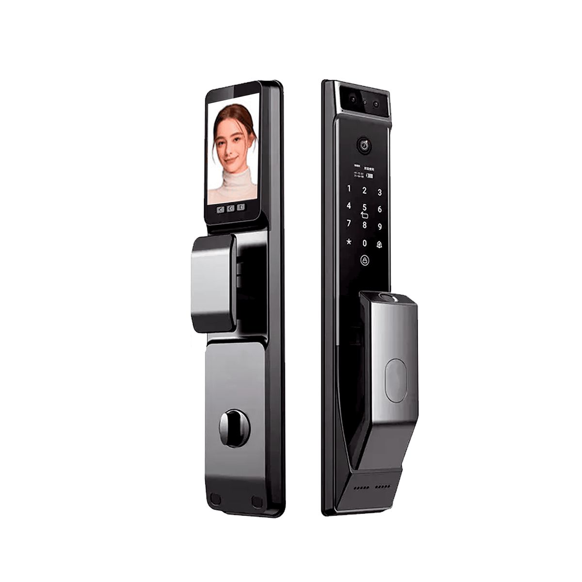 GENERICO - CERRADURA ELECTRÓNICA INTELIGENTE X10 - FACE ID Y HUELLA