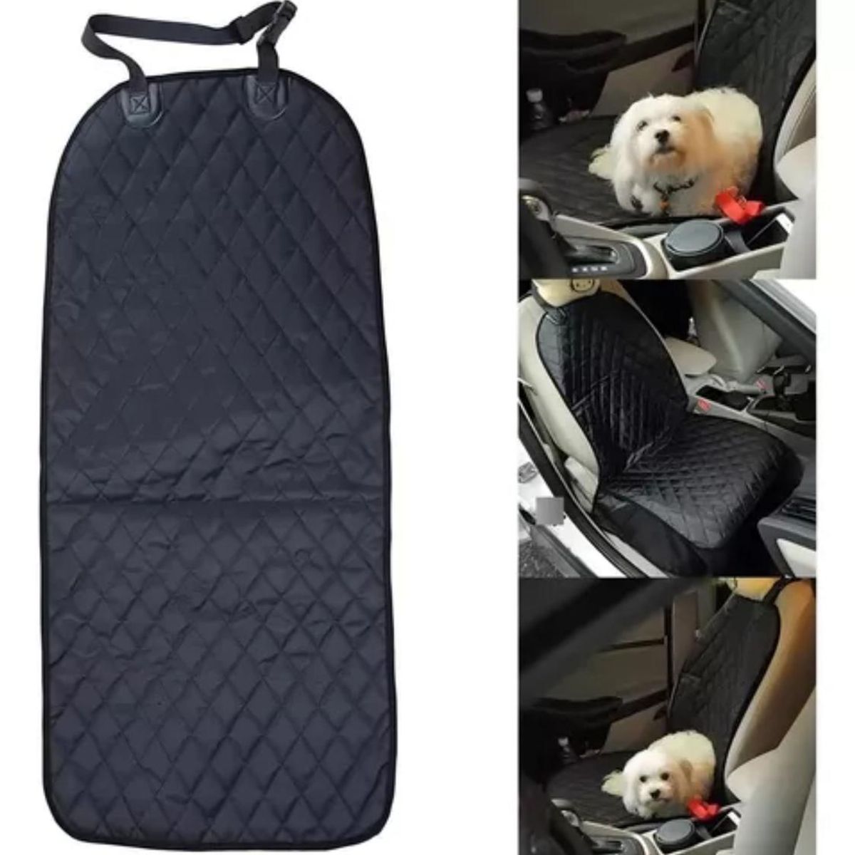 GENERICO - Funda Protectora Para Autos Cubre Asiento Mascotas Negro