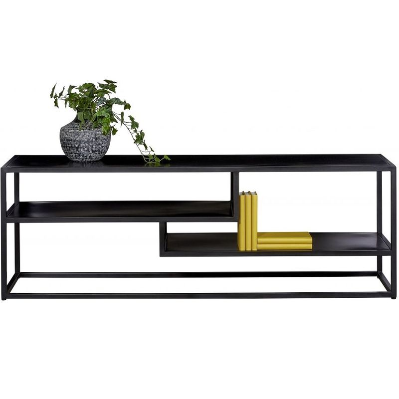 LIVING MARKET - Arrimo Kalda Metal Negro.
