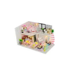 GENERICO - Ana Pink Melody Casa de Muñecas Miniatura DIY M035