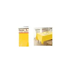 GENERICO - Mantel Plástico Amarillo 137x274cm