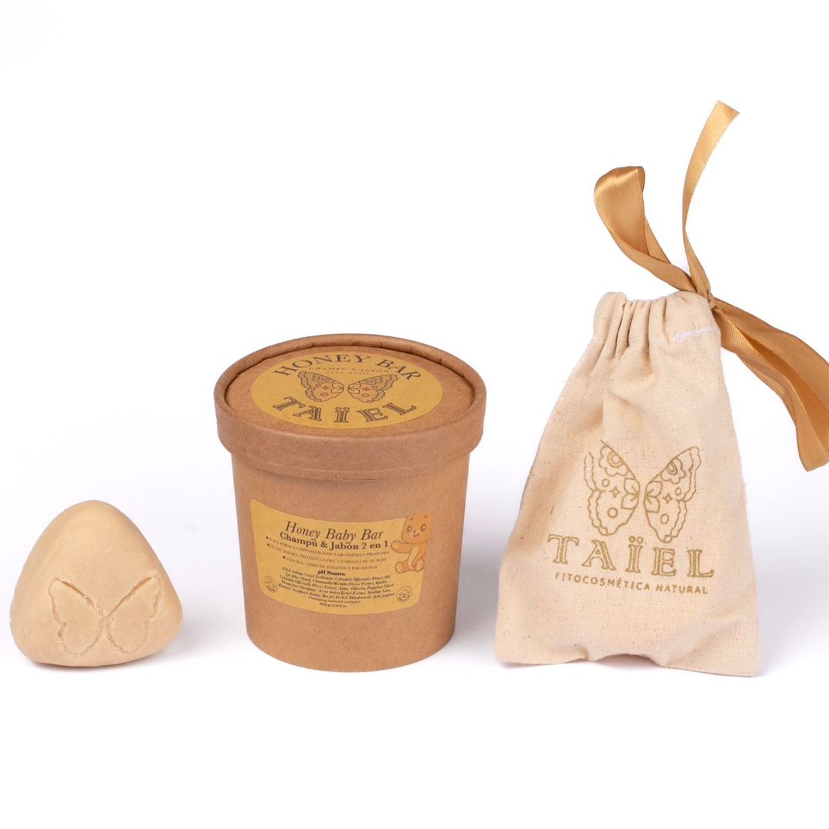 TAIEL - SHAMPOO Y JABÓN 100% NATURAL PARA BEBÉ Y PIEL SENSIBLE