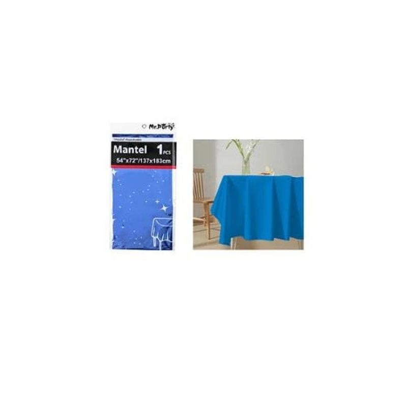 GENERICO - Mantel Metálico Azul 137x183cm