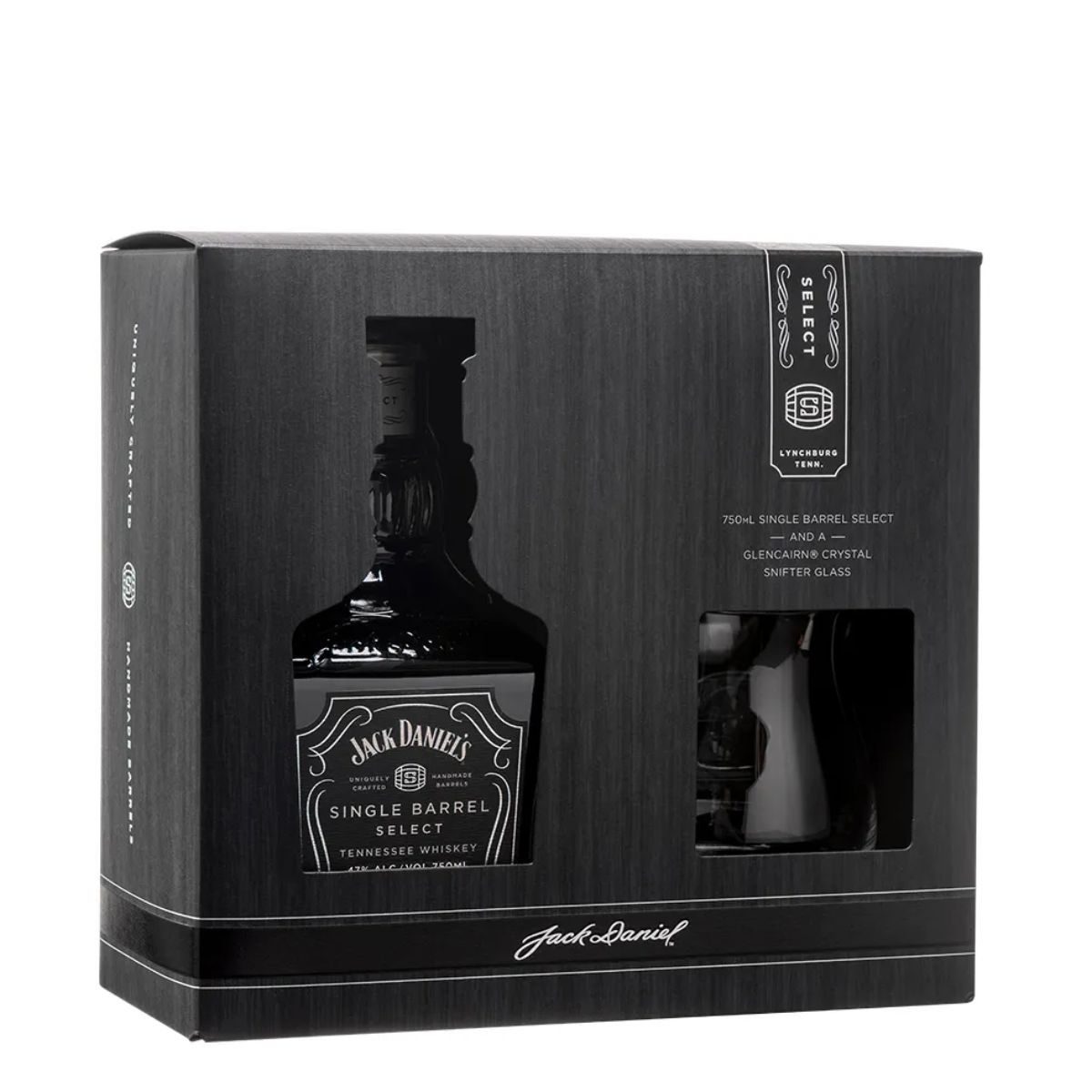 JACK DANIELS - Pack Jack Daniels Single Barrel 47° 750cc + Copa Whiskey