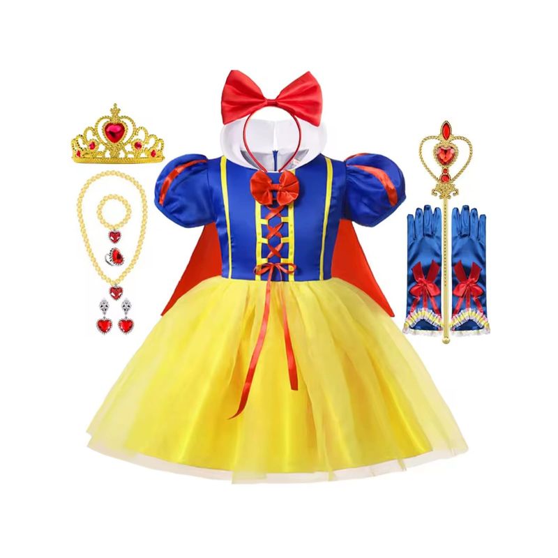 GENERICO - Disfraz Princesa Blanca nieves para niña talla 4