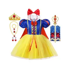 GENERICO - Disfraz Princesa Blanca nieves para niña talla 4