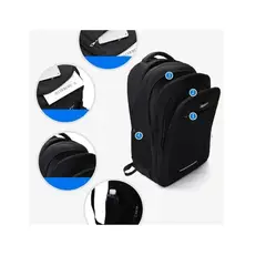 CARIBEE - Mochila Bolsos Impermeable Gran Capacidad Ejecutiva Negro
