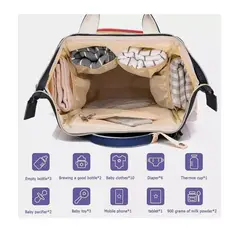 CARIBEE - Bolso Mochila Mujer Moda Tela Rosa