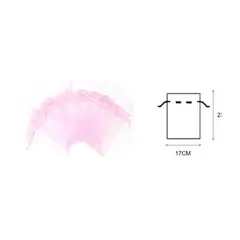 GENERICO - BOLSAS DE ORGANZA 12 PCS