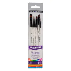 GENERICO - Pinceles Daler Rowney Mixtos (Set 5 Pinceles)