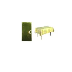 GENERICO - Mantel Feliz Cumpleaños Dorado Con Estrella 137x183cm