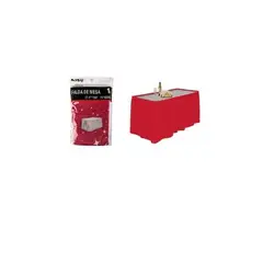 GENERICO - Faldón De Mesa Desechable Rojo Vivo 73x426cm