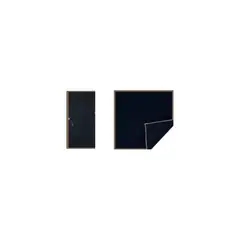 GENERICO - Papel Coreano Gris Borde Dorado Rosa 58x58xm 20PCS