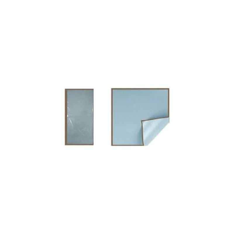 GENERICO - Papel Coreano Azul Lunar Con Borde Dorado 58x58CM 20PCS