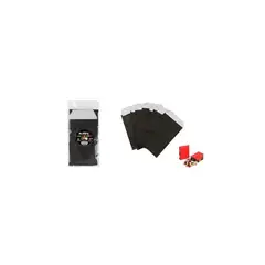 GENERICO - Bolsa De Papel Para Dulces Negro 8x15cm 30pcs